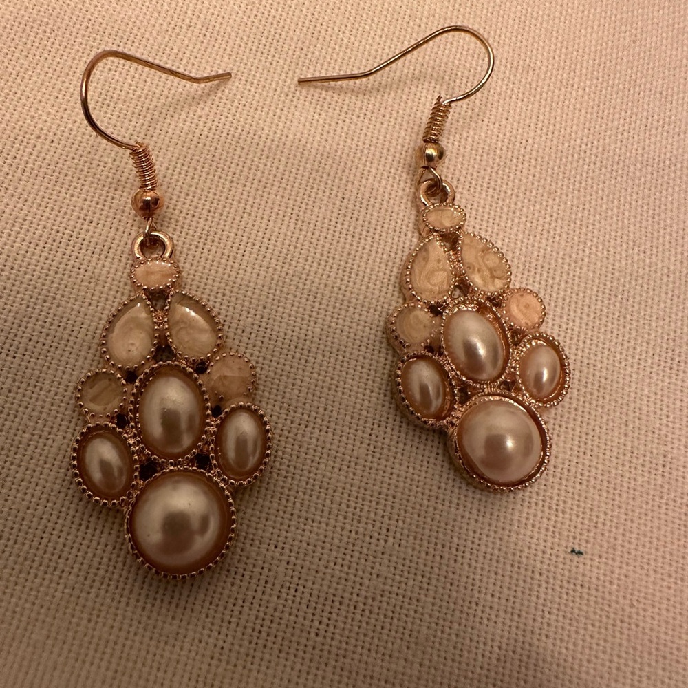 Elegant Pearl Drop Earrings